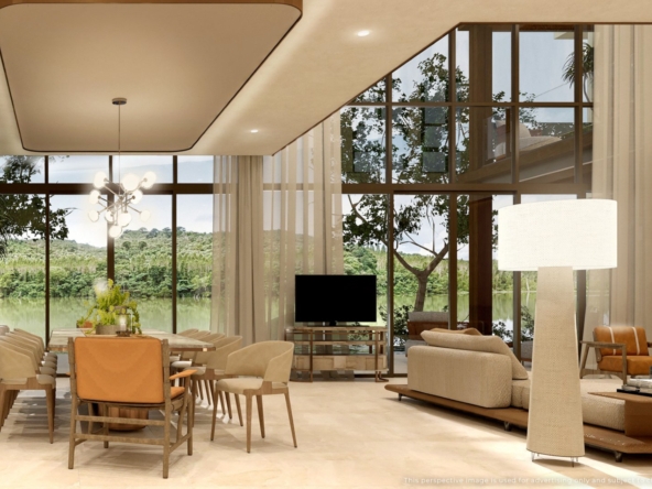 SPW Lagoon Residence - Dining by Lagoon