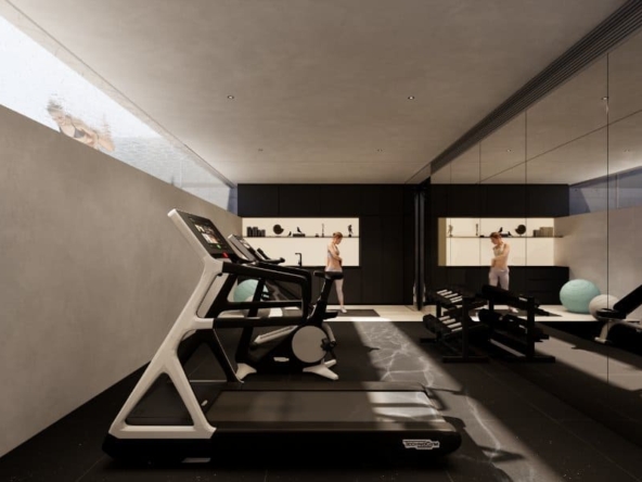 STR 0220 Type E 5 Gym concept with pool window