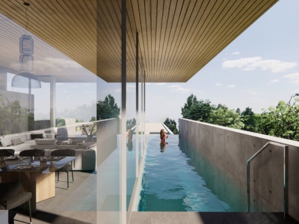 STR 0325 Type A 5 Amethyst Side pool front view towards sea 5