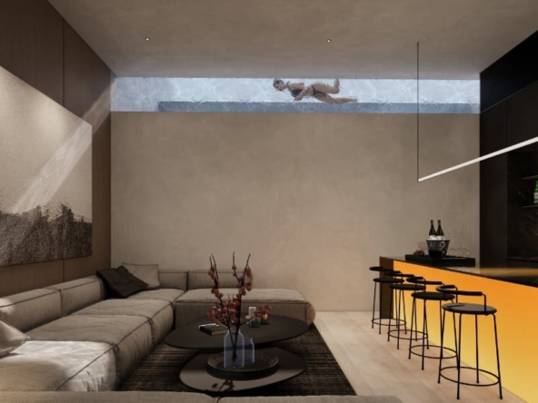 STR 0380 Type A bar lounge with windo to pool 12