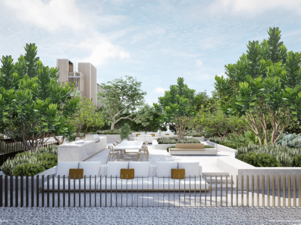 PEYLAA_BBQ area on lobby rooftop